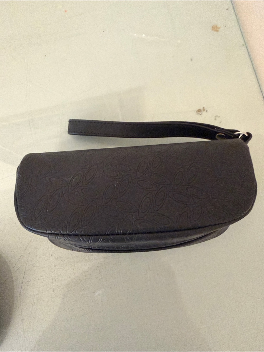 Oakley Black soft sunglass case with Subtle Embossed Logo Pattern